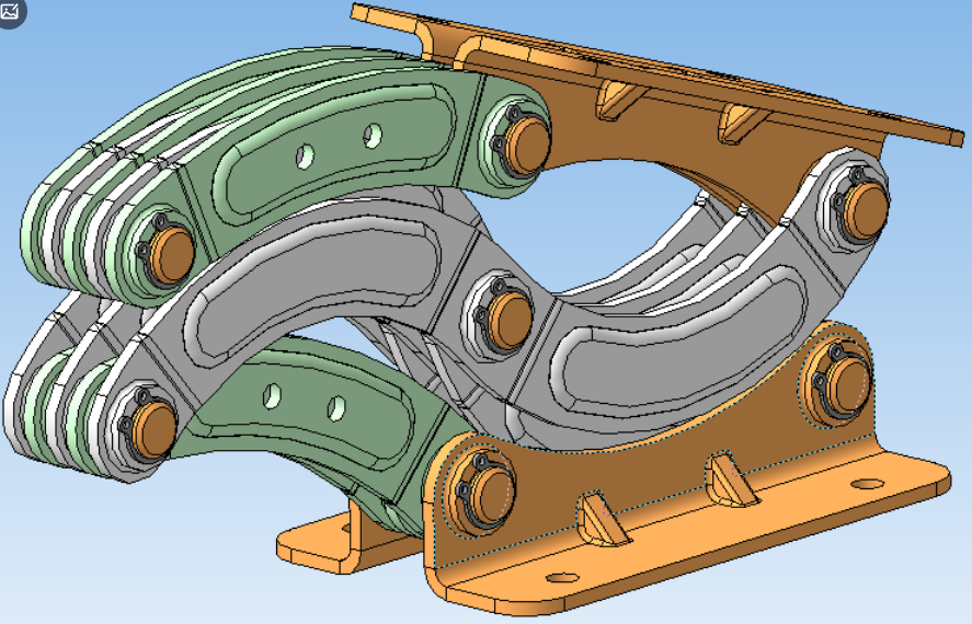 Heavy-duty hinge
